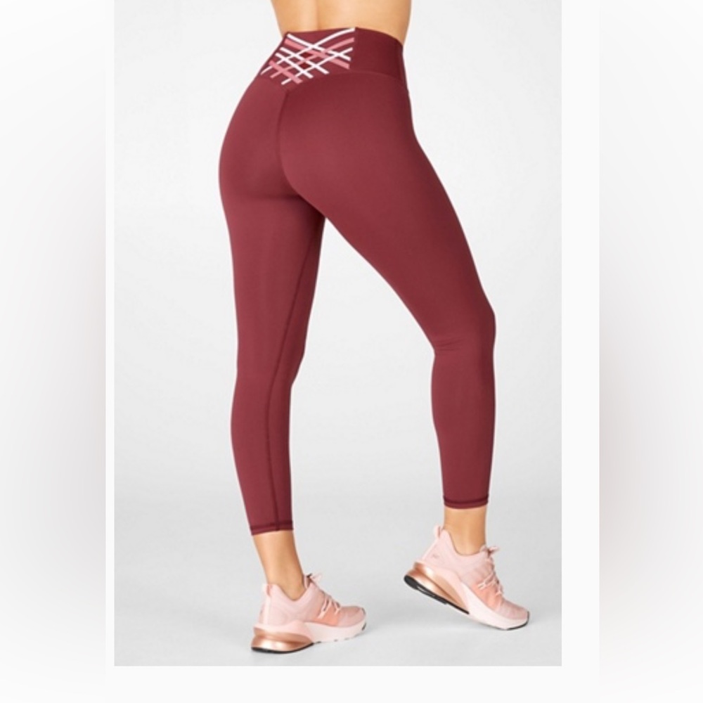 Red Fabletics Leggings